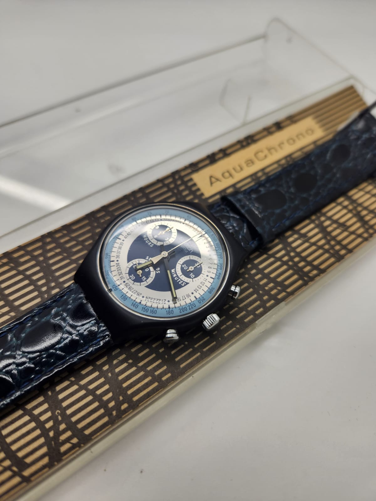 1991 Swatch Chrono SILVER STAR SCN102 – New with Case & Papers